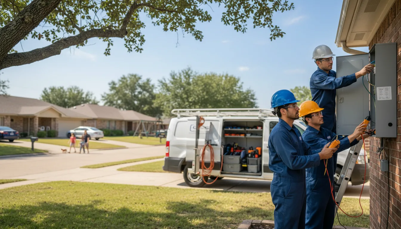 Certified electrician providing emergency electrical services in Vaughn, MT